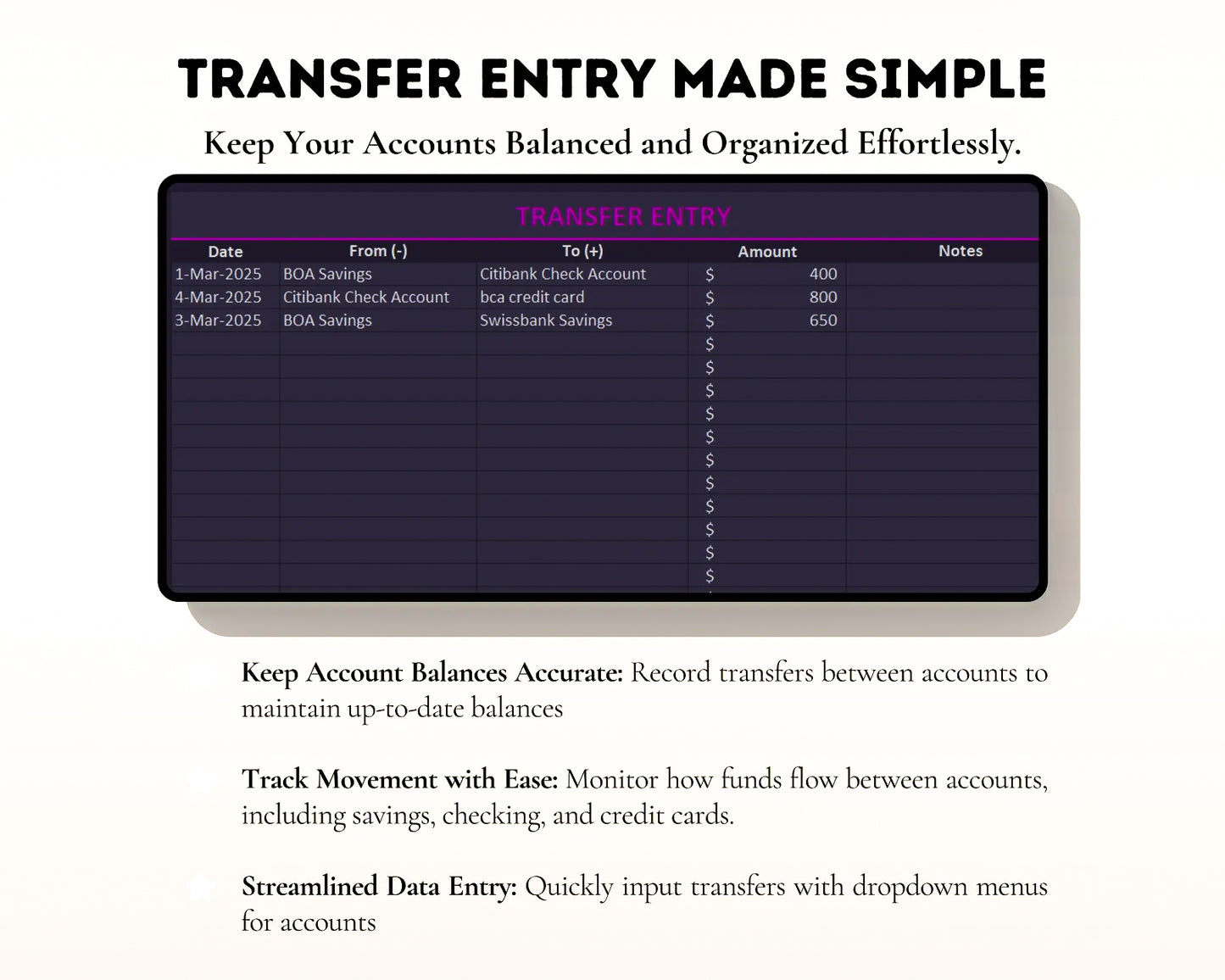Budgeting Template for Google Sheets
